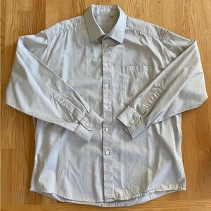 Vintage Marshall Fields Two Ply 100% Cotton Long Sleeve Dress Shirt Size XXL